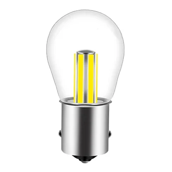 1Pcs 6 필라멘트 칩 1156 Led P21W 자동차 전구 S25 자동 Ba15s 차량 역방향 회전 신호 램프 드롭 배송 지원 화이트