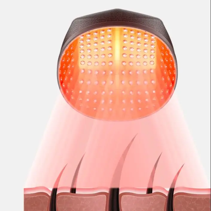 Red Light Therapy Hat with 96 Lamp Beads Speed Mode Long Range Wireless Connection Adjustable Cap for Greasy Scalp Hair Care