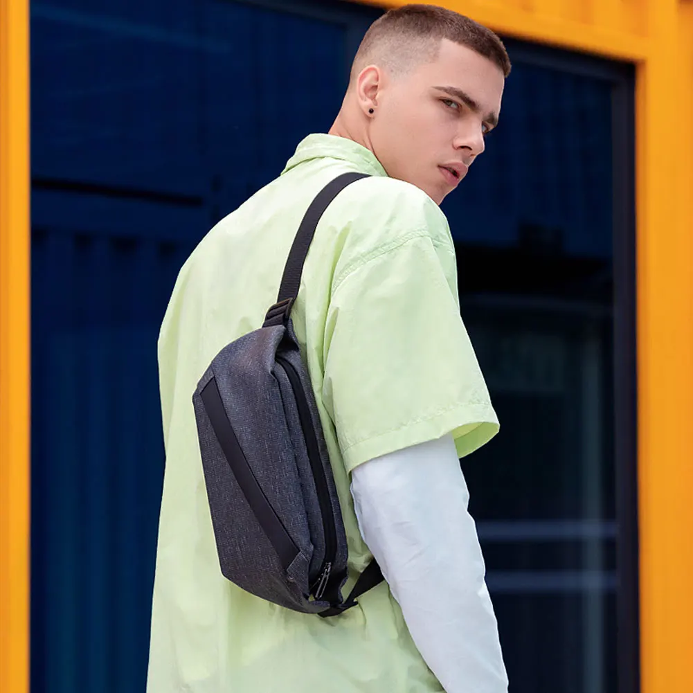 Fashion Men's Waterproof Bag Large Capacity Single-Shoulder Anti Theft Sport Bags Crossbody Pack For Travel Cycling Leisure