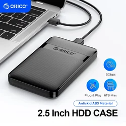 ORICO 2.5 Inch HDD Hard Drive Enclosure SATA to USB3.0 External Hard Disk HDD Case for 2.5'' SATA SSD HDD with UASP Compatible