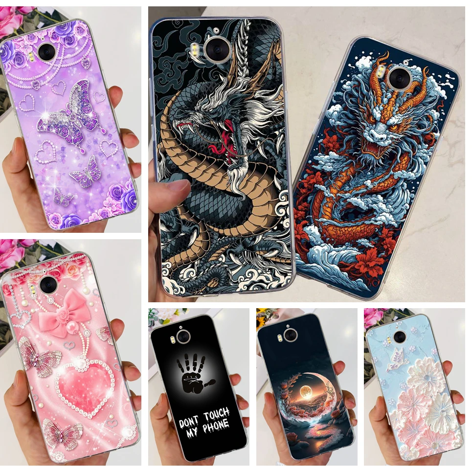 For Huawei Y5 2017 2018 2019 Case Back Cover Huawei Y5 Prime Lite 2018 Cartoon Cool Style Animals Girly Soft TPU Silicone Bumper