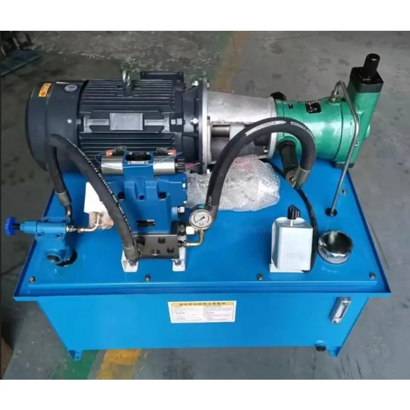 

Hydraulic station hydraulic system assembly 1.5KW/220V/380V small hydraulic press pump station electric manual customization 5T