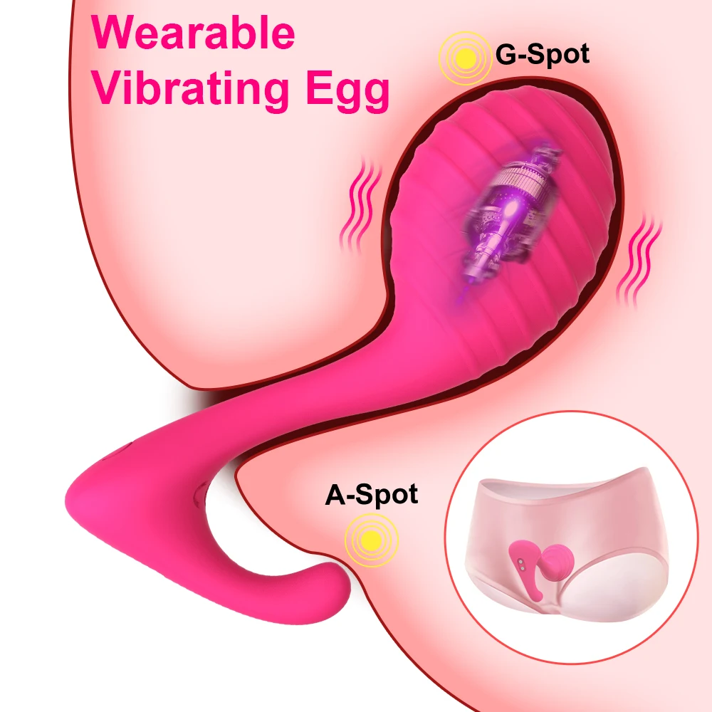 Wireless Bluetooth Wearable Vibrator APP G Spot Massager Dildo Vibrating Egg for Women Stimulator Female Sex Toys Adult Supplies