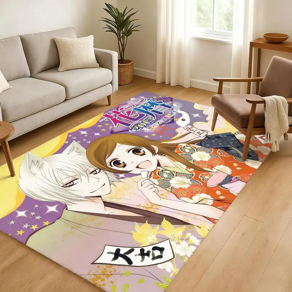 Kamisama Kiss Floor Mat Soft Thickened Absorbent Non-Slip Bedroom Living Room Door Mat Home Decor Flannel Rugs
