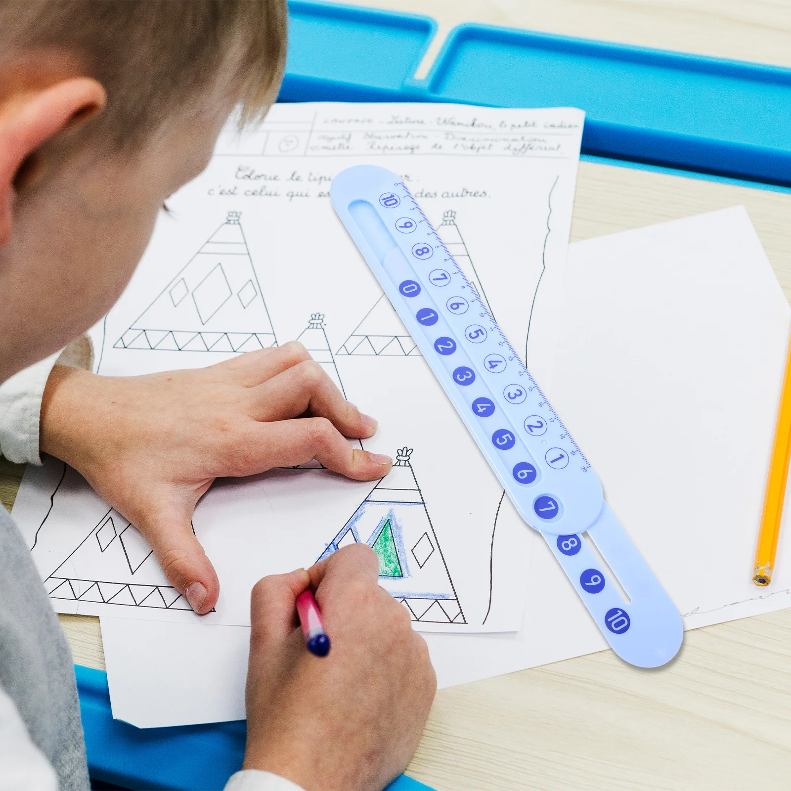 Math Ruler For Number Matching Slide Tool Addition Subtraction Learning Digital Ruler Arithmetic