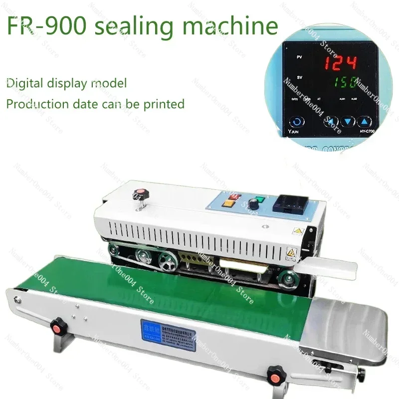 

FR900 Sealing Machine Fully Automatic Film Machine Continuous Machine Aluminum Foil Food Plastic Bag Sealing Mac