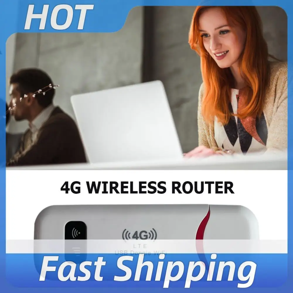

4G LTE WiFi Router 150Mbps Pocket Hotspot USB Wireless Router SIM Card Slot Mobile WiFi Router Network Adapter for Home Office