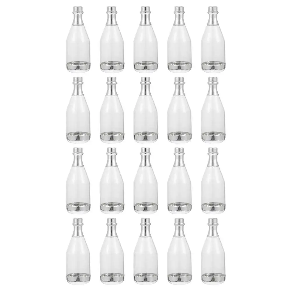 20Pcs Simulation Bottle Candy Containers Mini Wine Bottles Wedding Party Favors Candy Packaging Storage