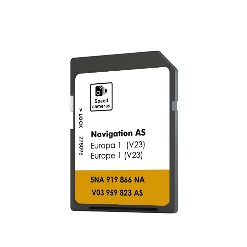 НОВИНКА для VW Discover Media Navigation AS V20, карта Великобритании, Европа, 2025, SD-карта Sat Nav, 32 ГБ