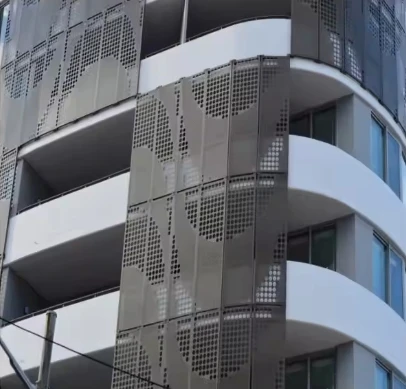 Maatwerk gemaakt China eigentijds ontwerp lasergesneden aluminium decoratief wandpaneel gegalvaniseerde roosterplaat partitie