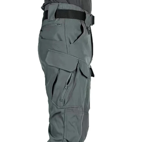 Imagen 1 del producto Pantalones elásticos de combate táctico Gargo para hombre, para acampar, senderismo, escalada, al aire libre, Softshell, de secado rápido, primavera y otoño