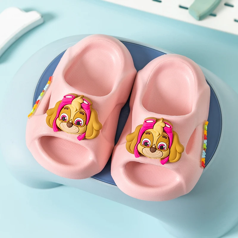 Paw Patrol Anime Chileren pantofole ragazzi Cartoon antiscivolo Anti-collisione bagno Indoor Home estate Slip-on sandali per ragazzi