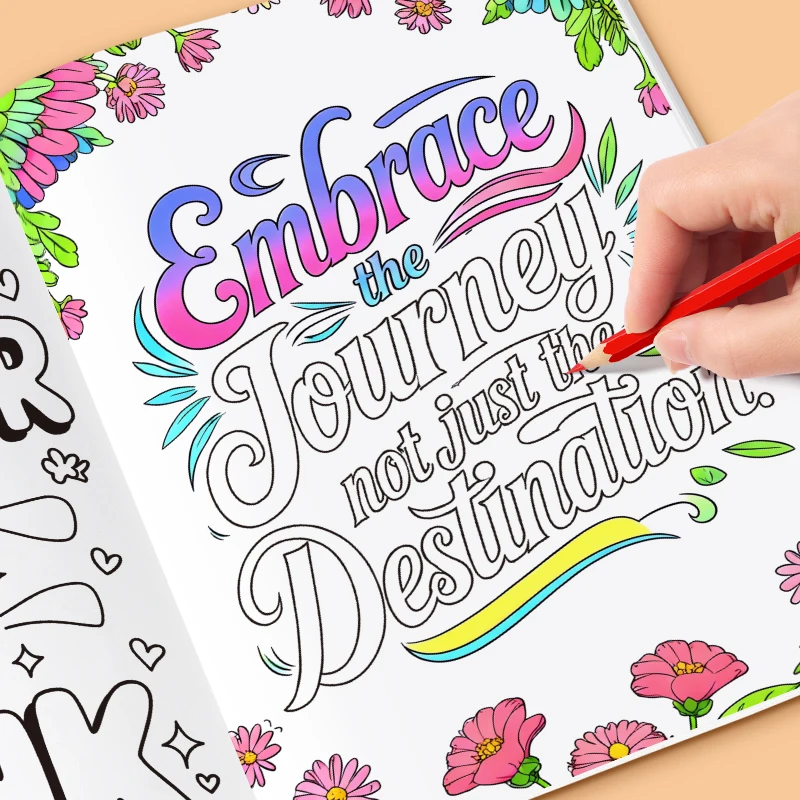 

Книга-раскраска для душевного равновесия: Аффирмации о любви к себе и рисунки для снятия стресса для взрослых