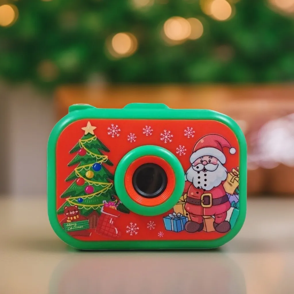 New Christmas Gift Mini Children's HD Digital Camera 1080P Bracket Video Photo Children's Toys Kids Photo Dual Camera LCD Screen