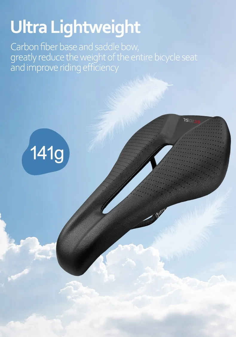 Sitero Expert Body Geometry Rennrad Triathlon TT Multisport Fahrrad Sattel Carbon Sattel – Detail 21
