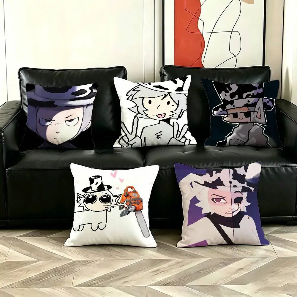 Funda de almohada S-Slendytubbies 3 G-Guardian para sofá, sala de estar, decoración de oficina en casa, funda protectora