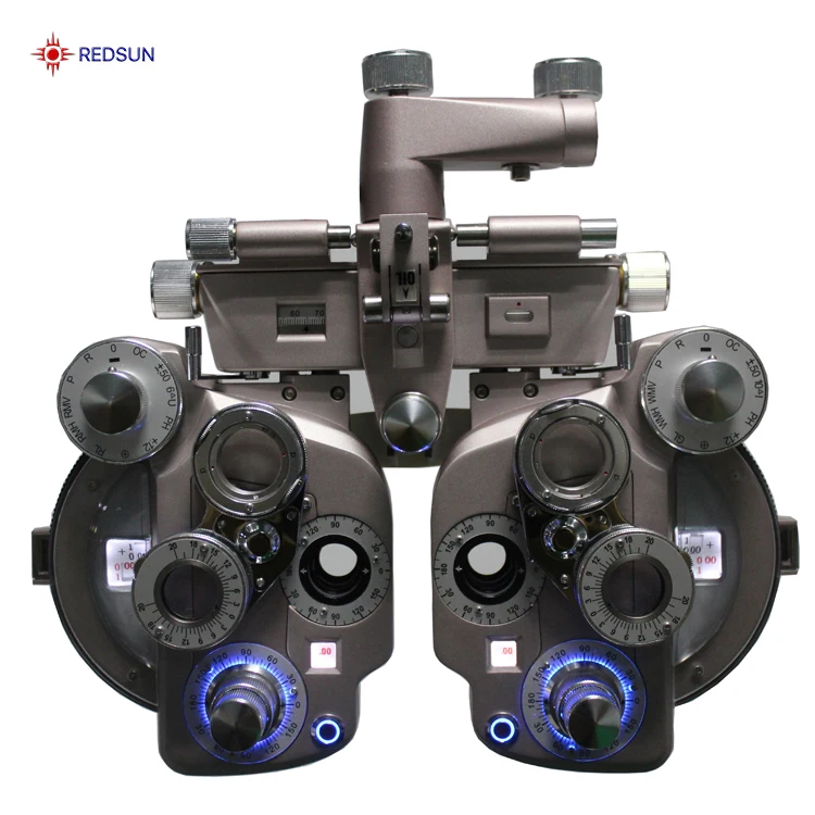 ML-600 China Ophthalmic Optometry Manual Refractor Vision Tester Phoropter With Led Light