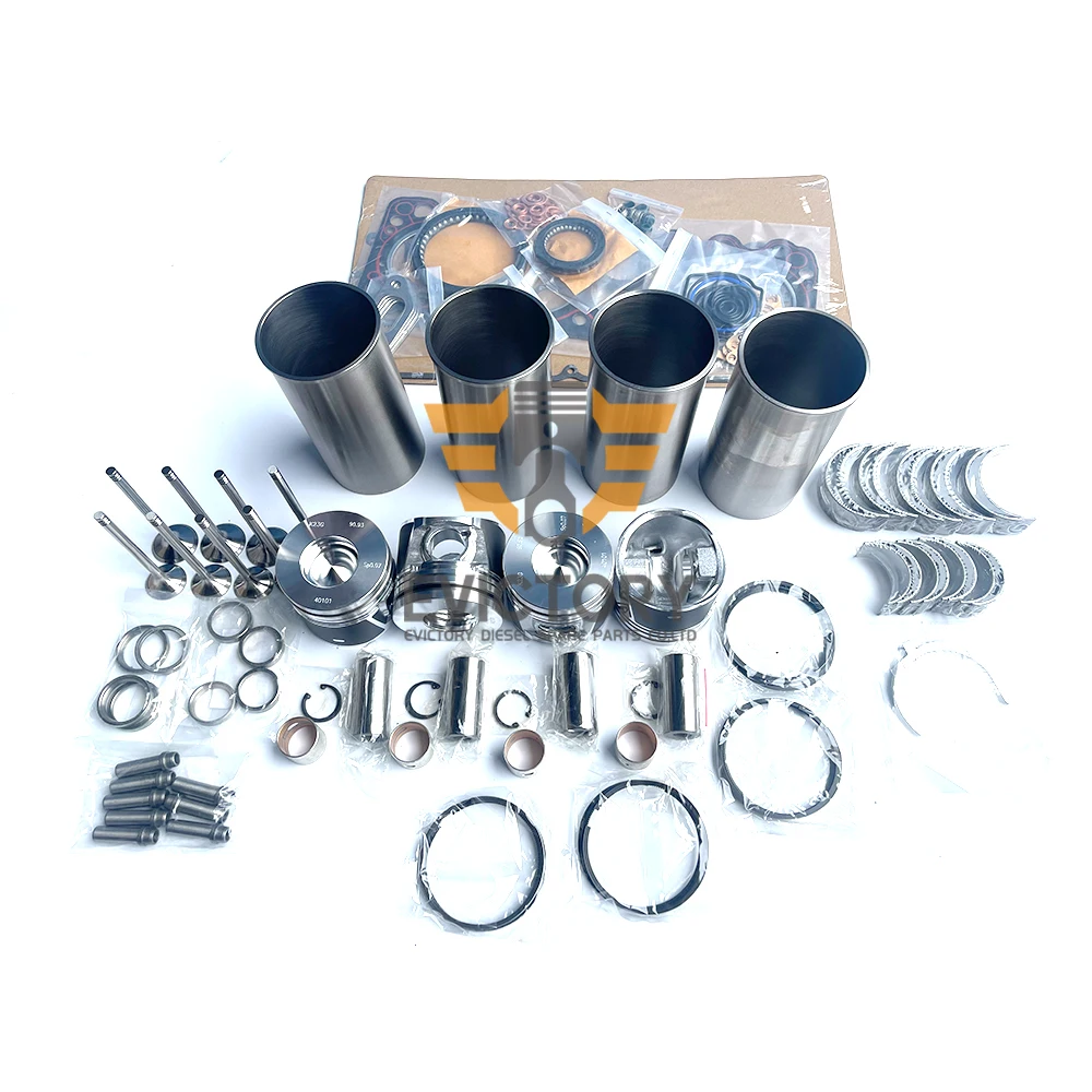 BF4M1011 rebuild kit piston + ring + gasket + liner + bearing + valve guide seat For DEUTZ excavator engine parts