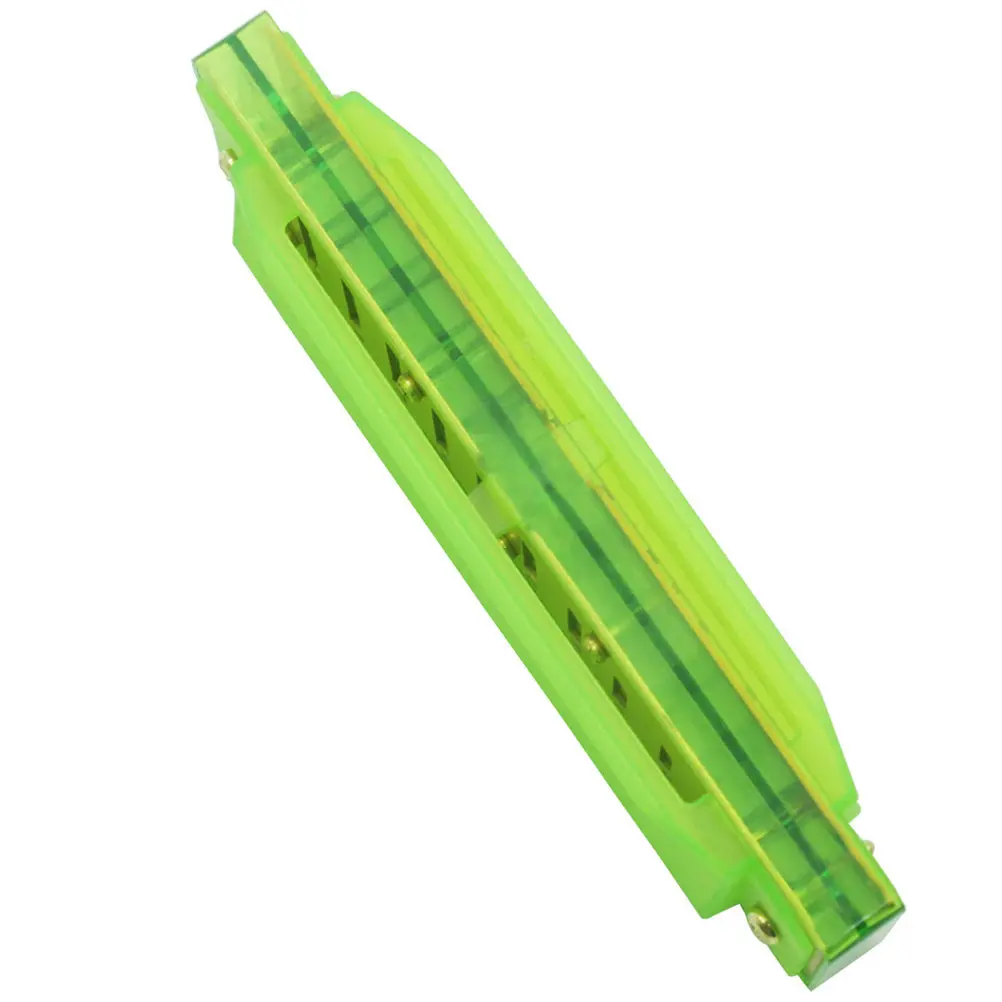 10 Hole Plastic Harmonica Music Instrument for Kids Beginners Students Promotes Musical Ability Early Learning Gift