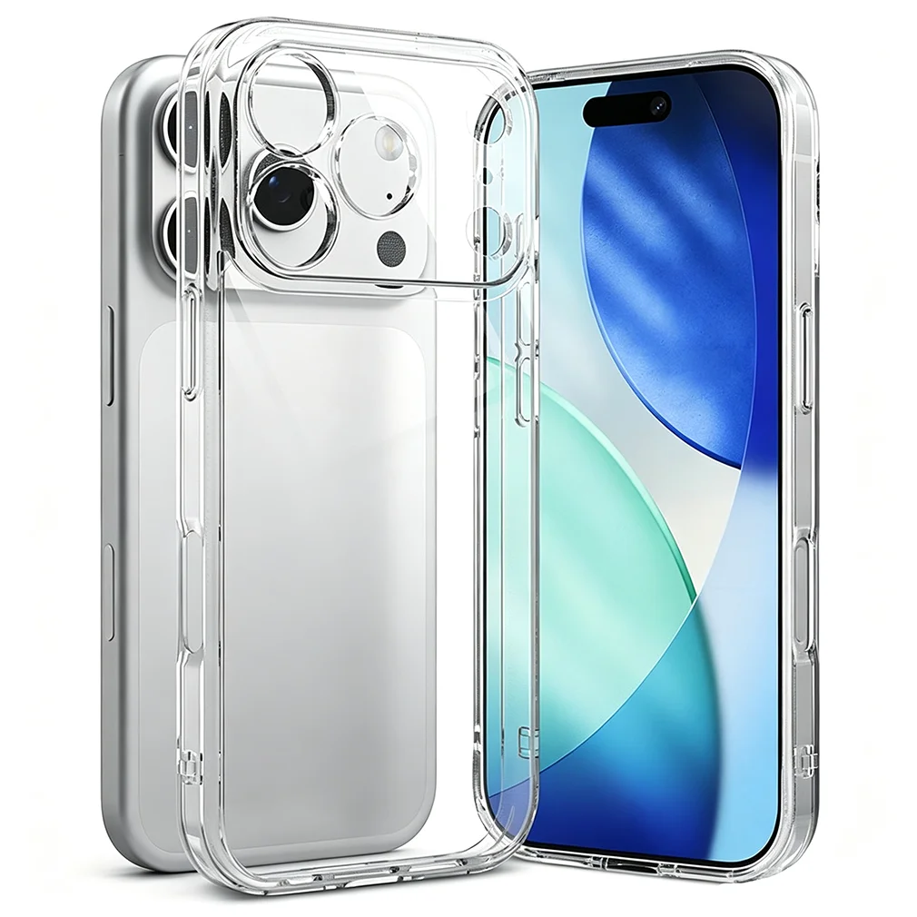 Ultracienkie przezroczyste etui TPU na telefon iPhone 18 17 Air 15 14 13 11 12 16 Pro Max 7 8 Plus Mini XR XS Max, miękka przezroczysta osłona