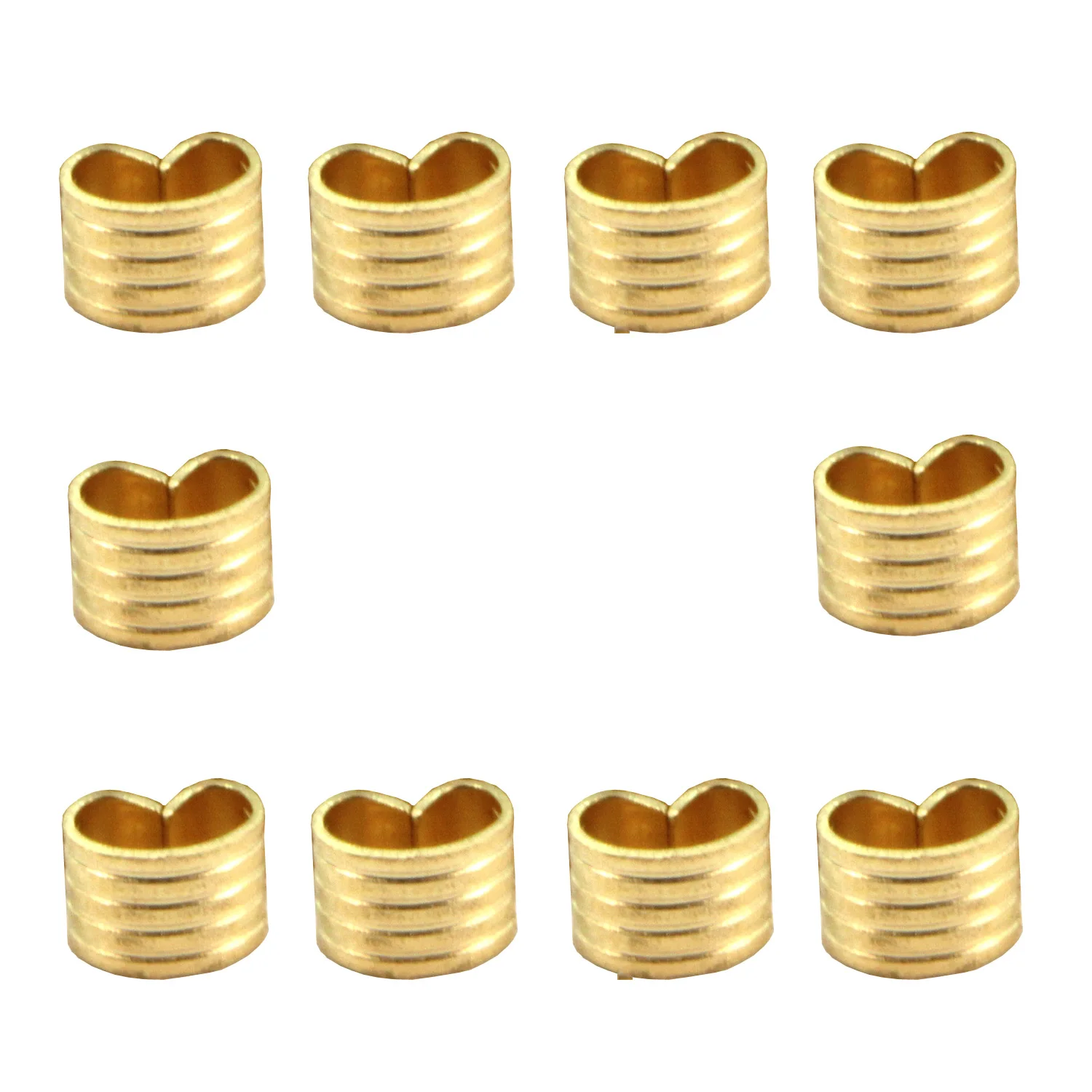 10/20PCS Copper buckle wire Cable Connector,lightweight Compact Terminal Accessory for Open Timing Rubber Belt 3D Printer Parts