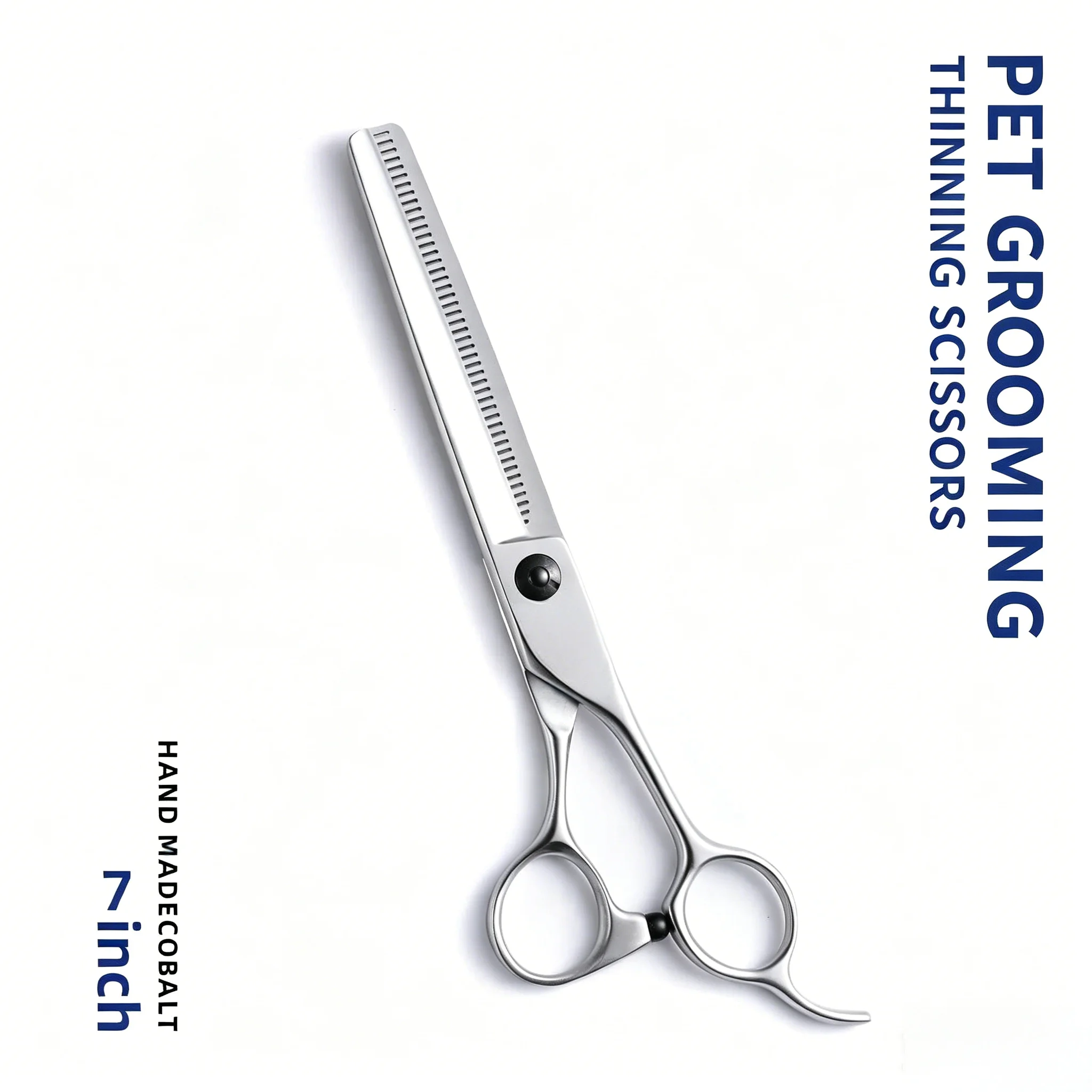 Professional Stainless Steel Pet Grooming Scissors Sharp Dog Hair Trimming Thinning Shears for Pet Beauty Care