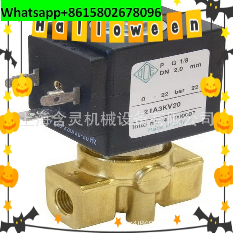 Two way solenoid valves 21W4KB250 DC24V, 21H9KB180, 21W7KB500-M