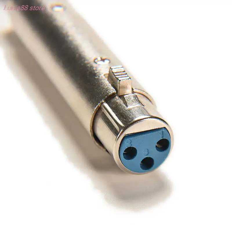 New 1 pcs 3 PIN XLR Female To XLR Female Jack Connector Microphone MIC Speaker Cable Extender Extension Adaptor Coupler