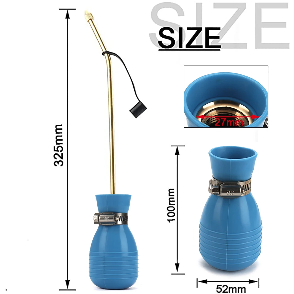 Brass Wand Garden Sprayer Handheld Manual Spray Bottle Adjustable Clamp Pest Control Weed Fertilizer Watering Tool For Plant