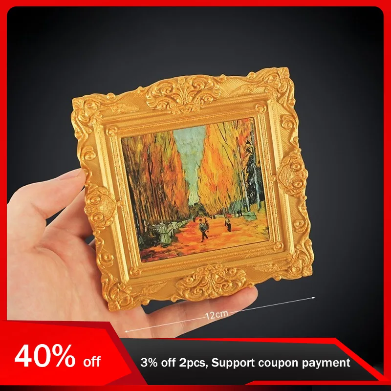 

12cm/4.72in Delta Action Impressionist Masterpieces Game Peripherals Model Collectible Ornaments Toys Desktop Bedroom Decoration