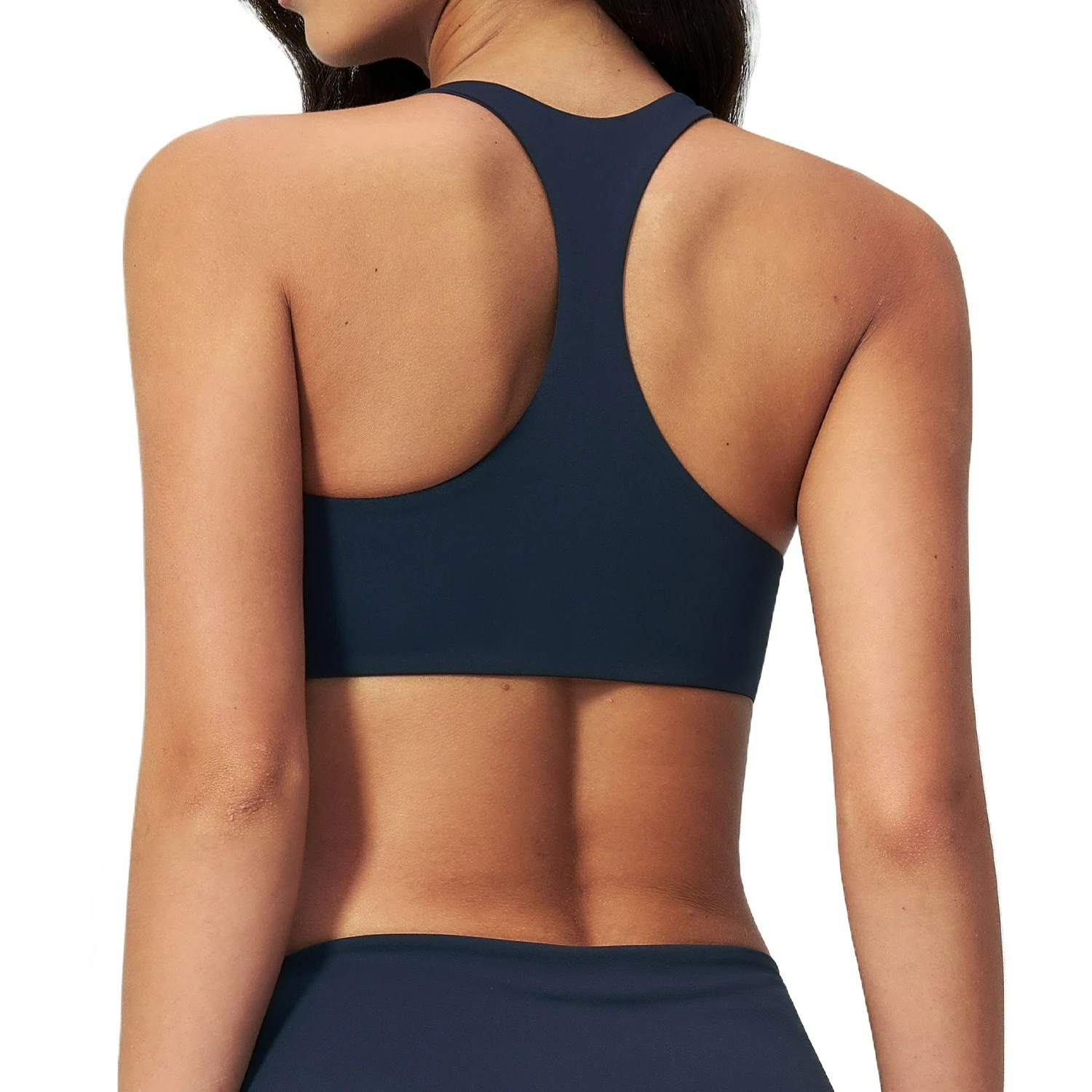 Custom LOGO Women's Striving for color Yoga Bra Naked Neck Shockproof High Strength Yoga Top Fitness Vest