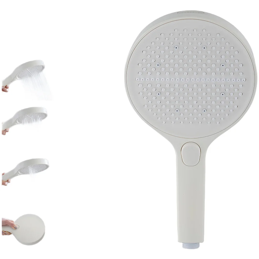 Filter Shower Head Large Panel Showerhead ABS Material Construction Lightweight And Sturdy Four Point Interface