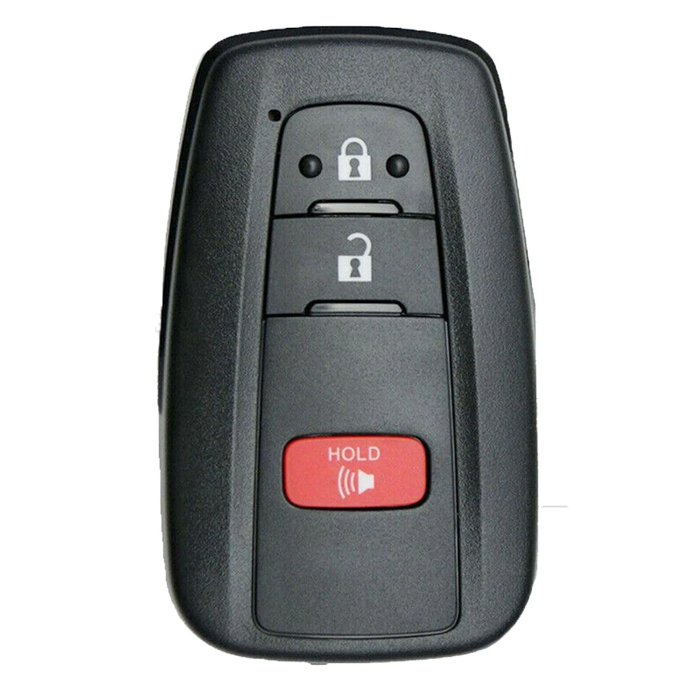 Keyecu Smart Proximity Remote Car Key Fob 3 Buttons 314.3MHz 8A Chip for Toyota C-HR CHR 2018 2019 2020 MOZBR1ET, 89904-F4020