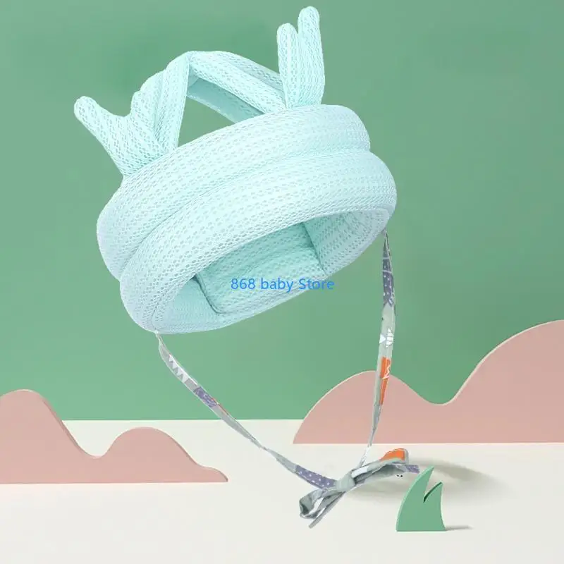 29EE Anti-collision Baby Toddler Cap Adjustable Breathable Baby Anti-fall Head Cap
