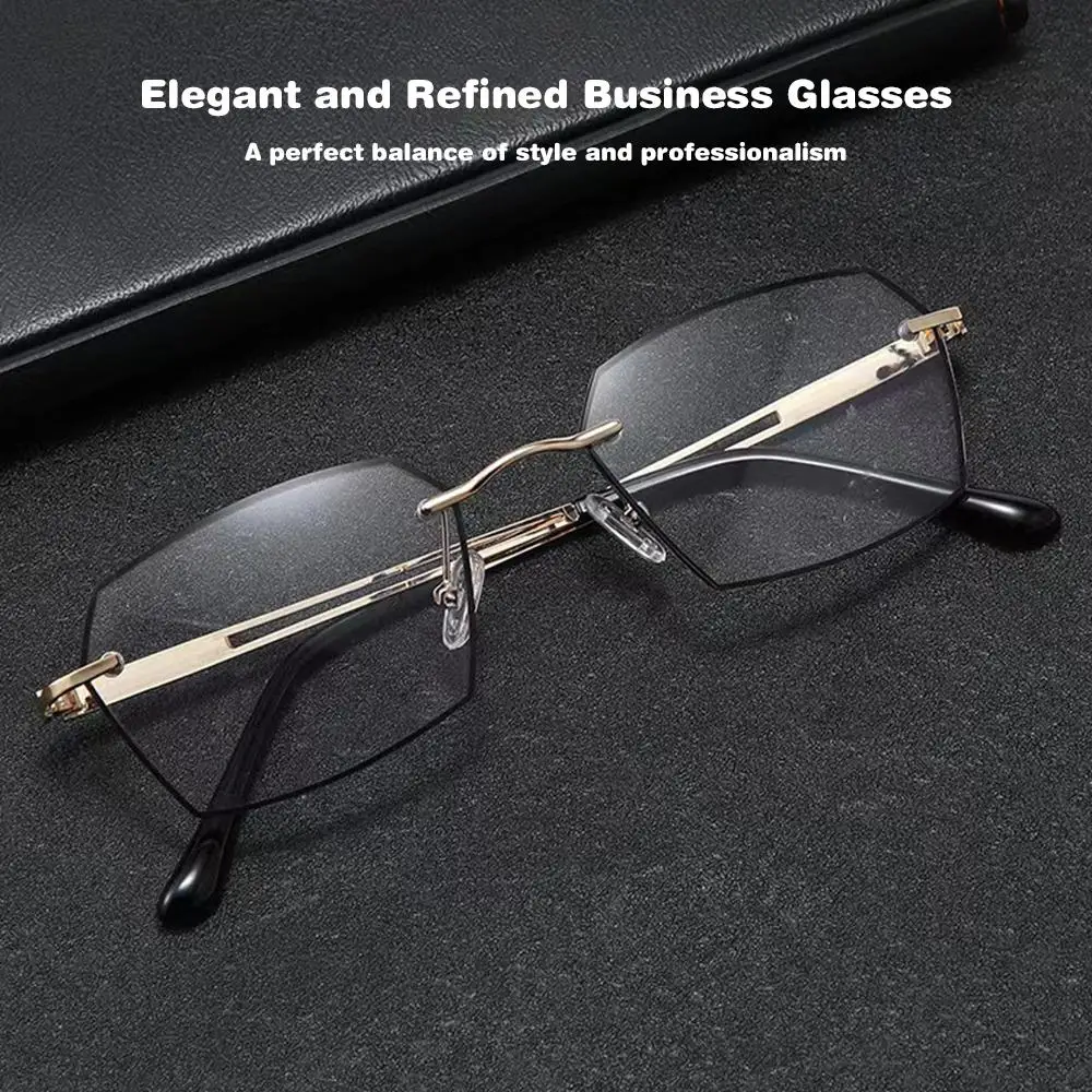 Blue Light Blocking Reading Glasses Metal Frame Unisex Readers Glasses for Seniors Ultra-Light Elderly Glasses for Women & Men