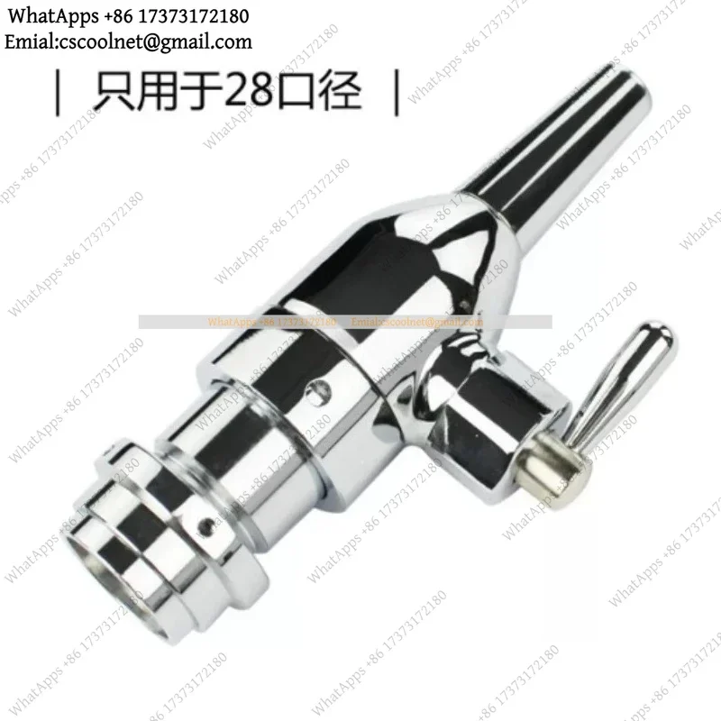 JS02 Counter Pressure Beer Bottle Filler De‑Foaming Tap Mini Valve Homebrew Keg Craft Bottling Accessory