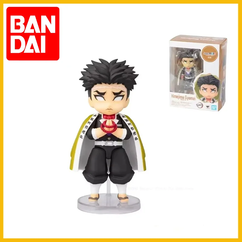 En Stock Original Bandai Figuarts Mini Demon Slayer Himejima Gyomei figura de acción Anime modelo juguete para regalo