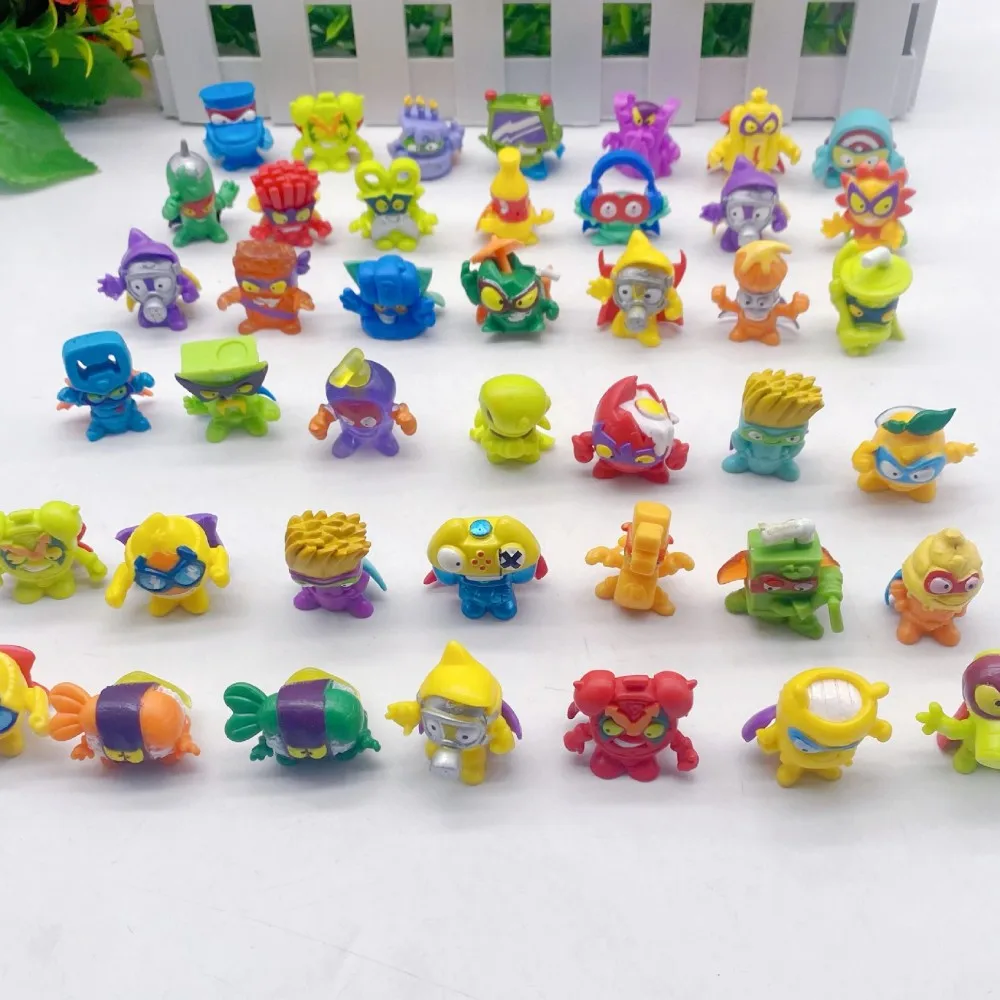 20/30pcs Rubber Superzings Figures for Kid 2-3cm Magic SuperZings Kazoom Collection Model Toys for Children Christmas Gift