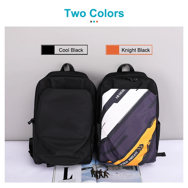 Heroic Knight Mini Laptop Backpack Casual Men Travel Backpack Waterproof Oxford College Backpack Women Back-To-School Rucksack