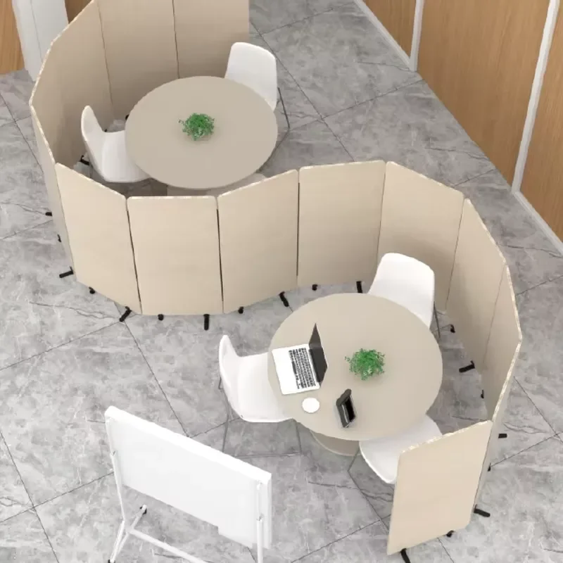 Modern 100% Recycled Polyester PET Felt Acoustic Office Partition Panels Polyester Acoustic Screen Room Divider for Office