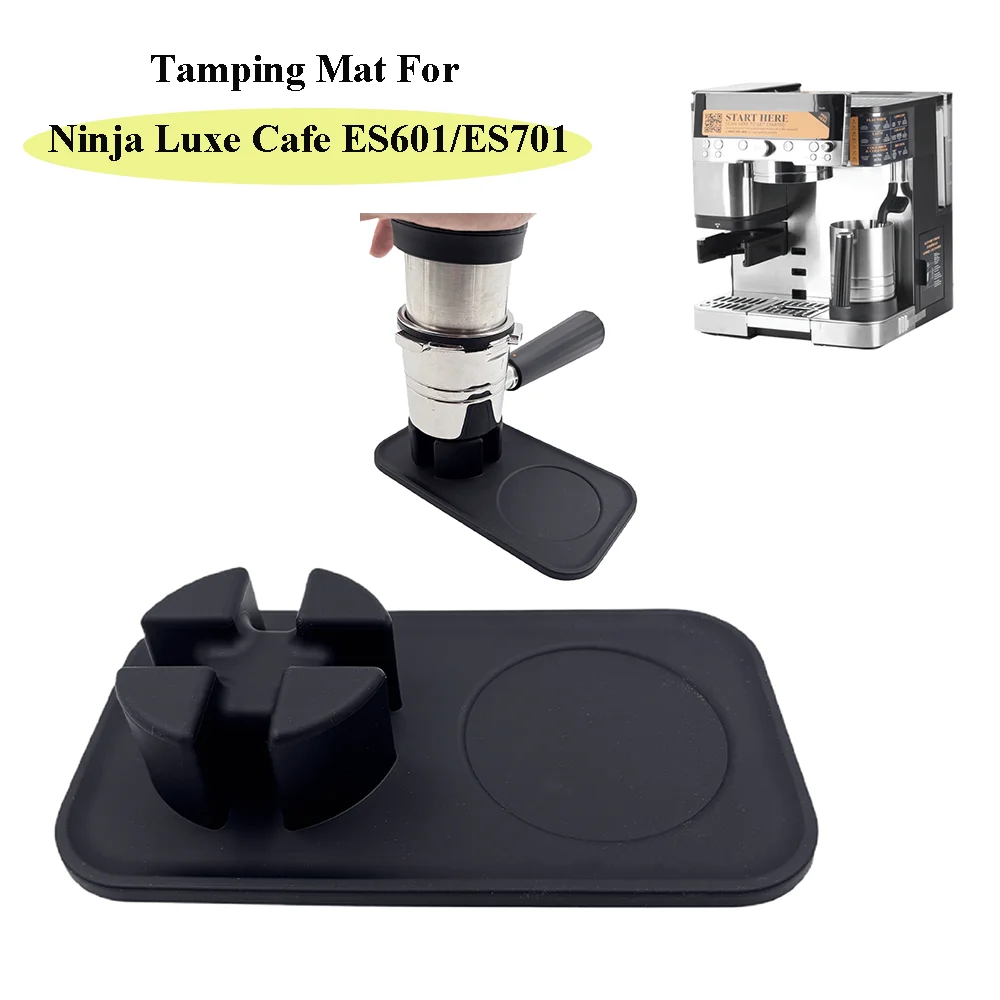 All-in-One Tamping Mat with Tamper Holder - Food-Grade Silicone Tamping Station For Ninja Luxe ES601/ES701 Espresso Machines