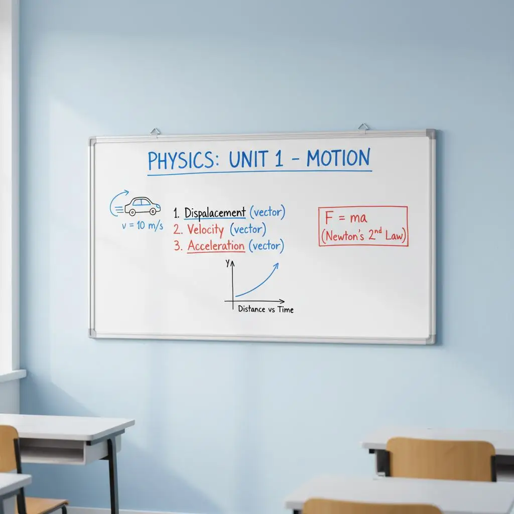 Magnetisches Whiteboard 60x30x1,7 cm aus Aluminium – Detail 3