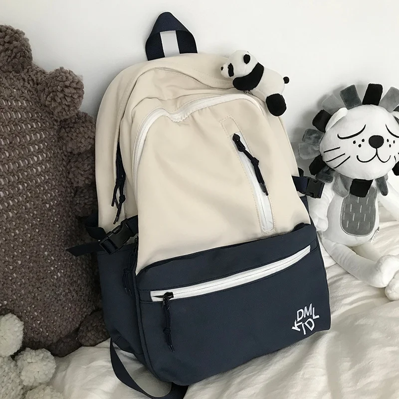 

Школьный рюкзак High Capaci для учащихся средних и старших классов, корейский стиль Ulzzang, японский стиль Harajuku, сумка на два плеча