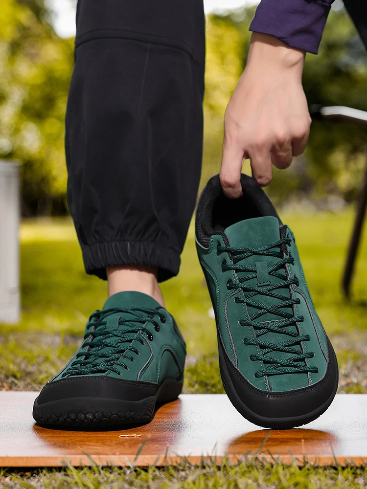 

Men's Wide Toe Box Wide Last Hiking Sneakers Non-Slip Breathable Walking Shoes for Outdoor Activities
