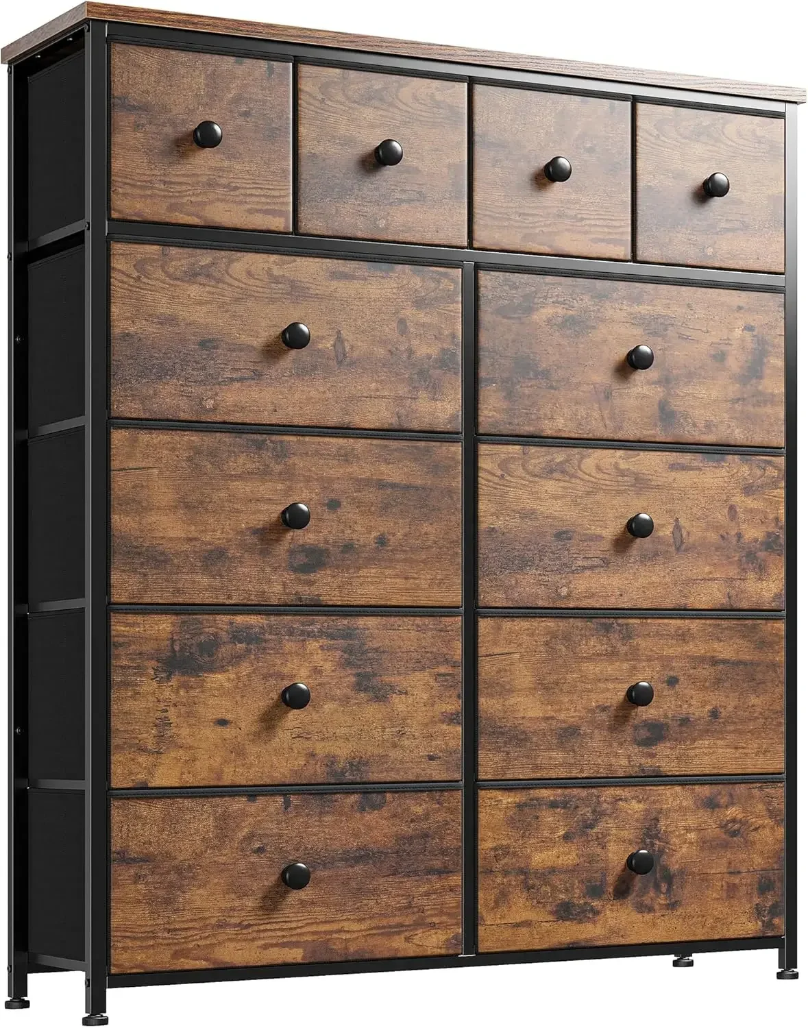 EnHomee Dresser,12 Drawer Dresser for Bedroom Fabric Dressers & Chests of Drawers for Bedroom, Living Room