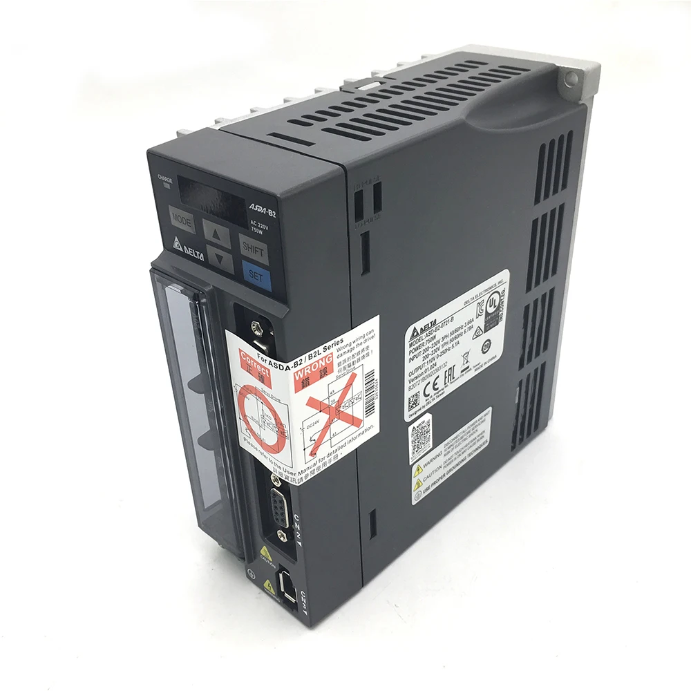 Imagem -04 - Delta-ac Servo Motor Drive com Freio Incremental 200w 0.64nm 3000rpm 60 mm 16bit Asd-b20221-b Ecma-c20602rs Ecma-c20602ss