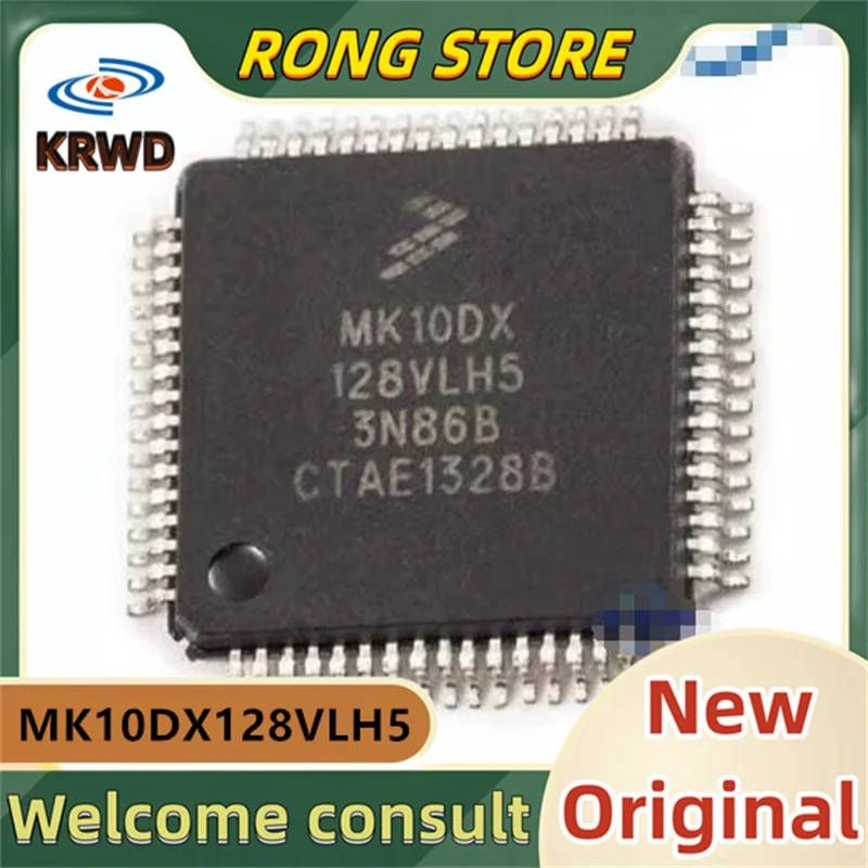 

2 шт., MK10DX128VLH5, новый и оригинальный MK10DX QFP64