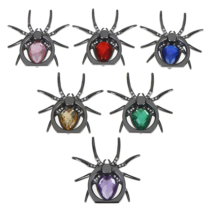 금속 스파이더 링 거치대 360 회전 휴대폰 스탠드, 휴대폰 거치대, 1 개