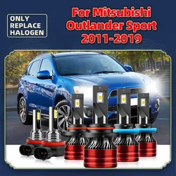 High Low Beam Turbo Headlights 9005 H11 LED 20000LM For Mitsubishi Outlander Sport 2011 2012 2013 2014 2015 2016 2017 2018 2019