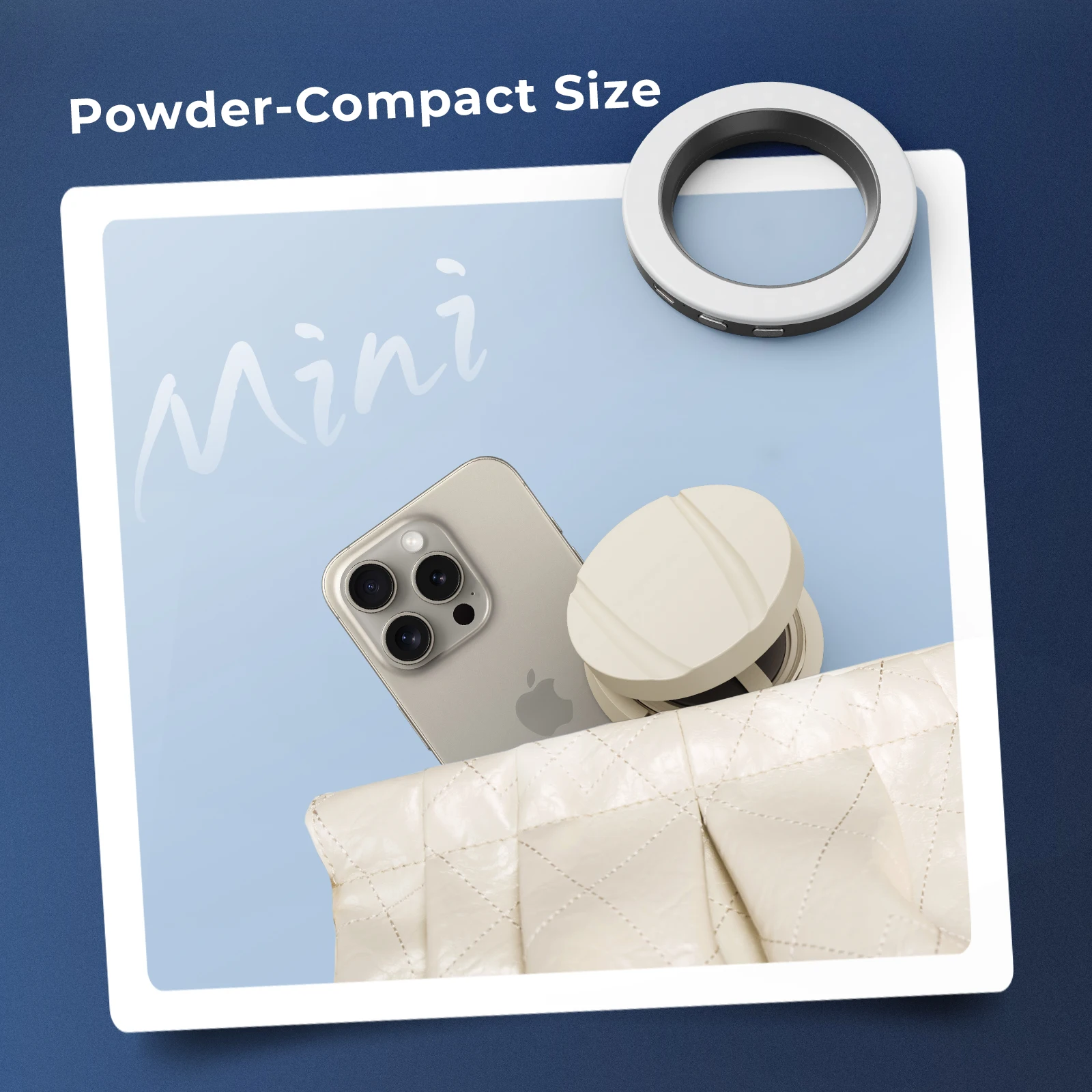 SmallRig Vibe P30 67mm Ring LED Video Light, Bi-Color Light with High CRI ≥90 Compatible for 67mm Phone Mounts/Cases/Lenses 4873